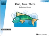 One Two Three piano sheet music cover